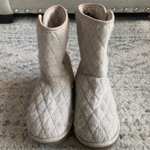 UGG Cream Sweater boots